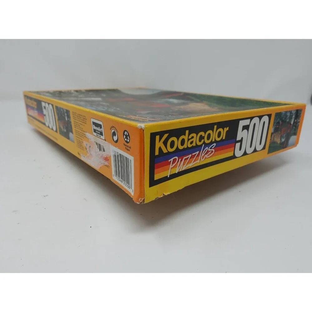 Kodacolor Erb’s Covered Bridge 500 Piece Puzzle 1998 Sealed Covered Bridge New